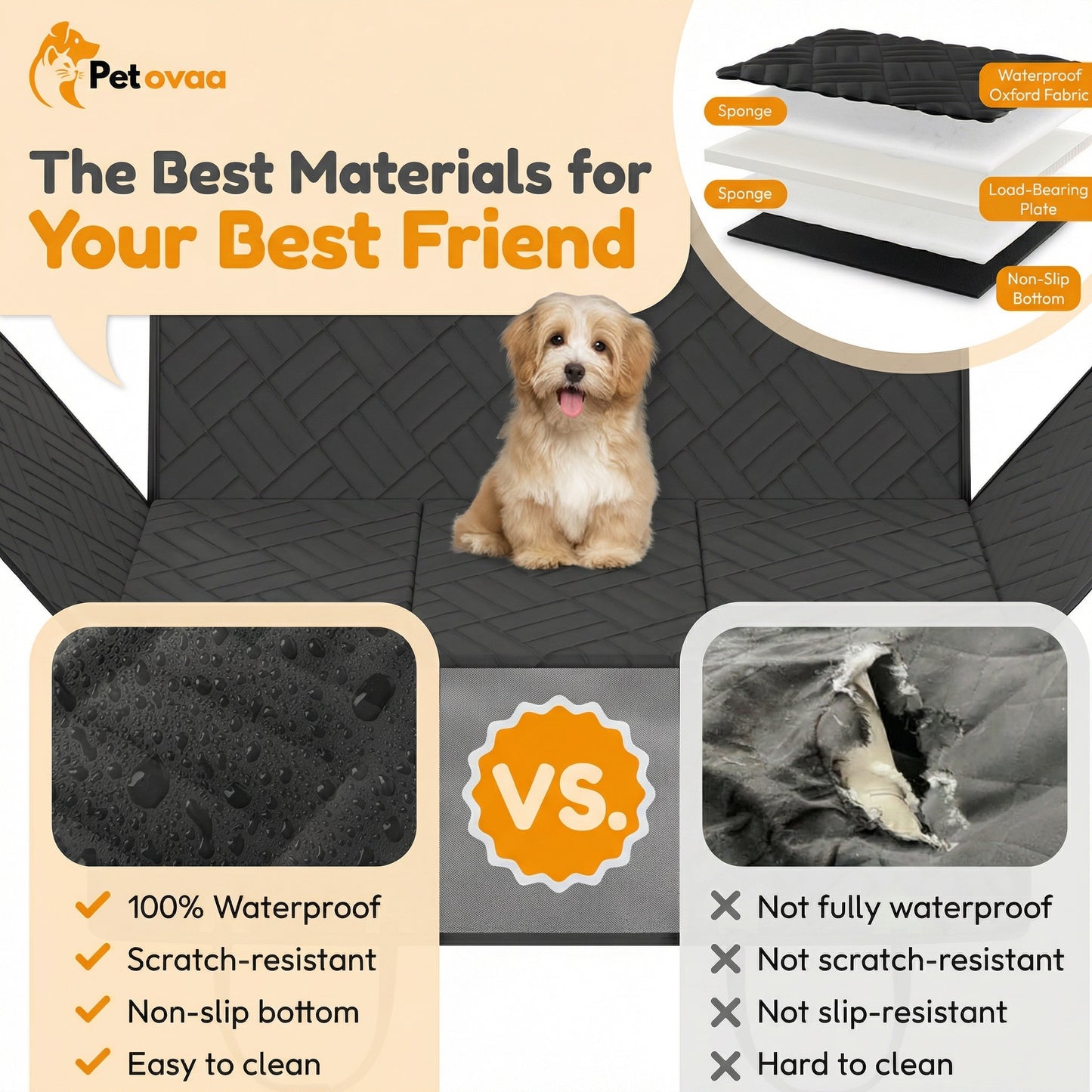 Petovaa™ Waterproof Dog Car Seat Cover