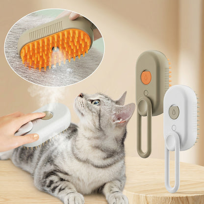 The PETOVAA™ 3-in-1 Electric Cat & Dog Steam Brush