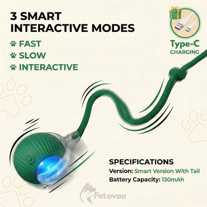 Smart Interactive Cat Ball by PETOVAA™ - BUY 1 GET 1 FREE