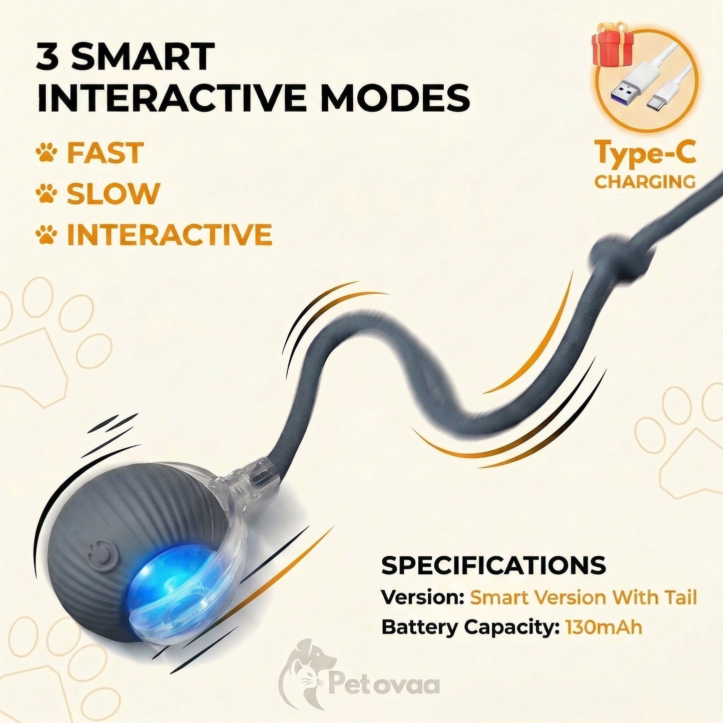 Smart Interactive Cat Ball by PETOVAA™ - BUY 1 GET 1 FREE