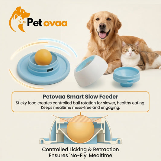 Petovaa™ Lick Mat, Yogurt Licking Plate Slow Feeder for Dogs & Cats
