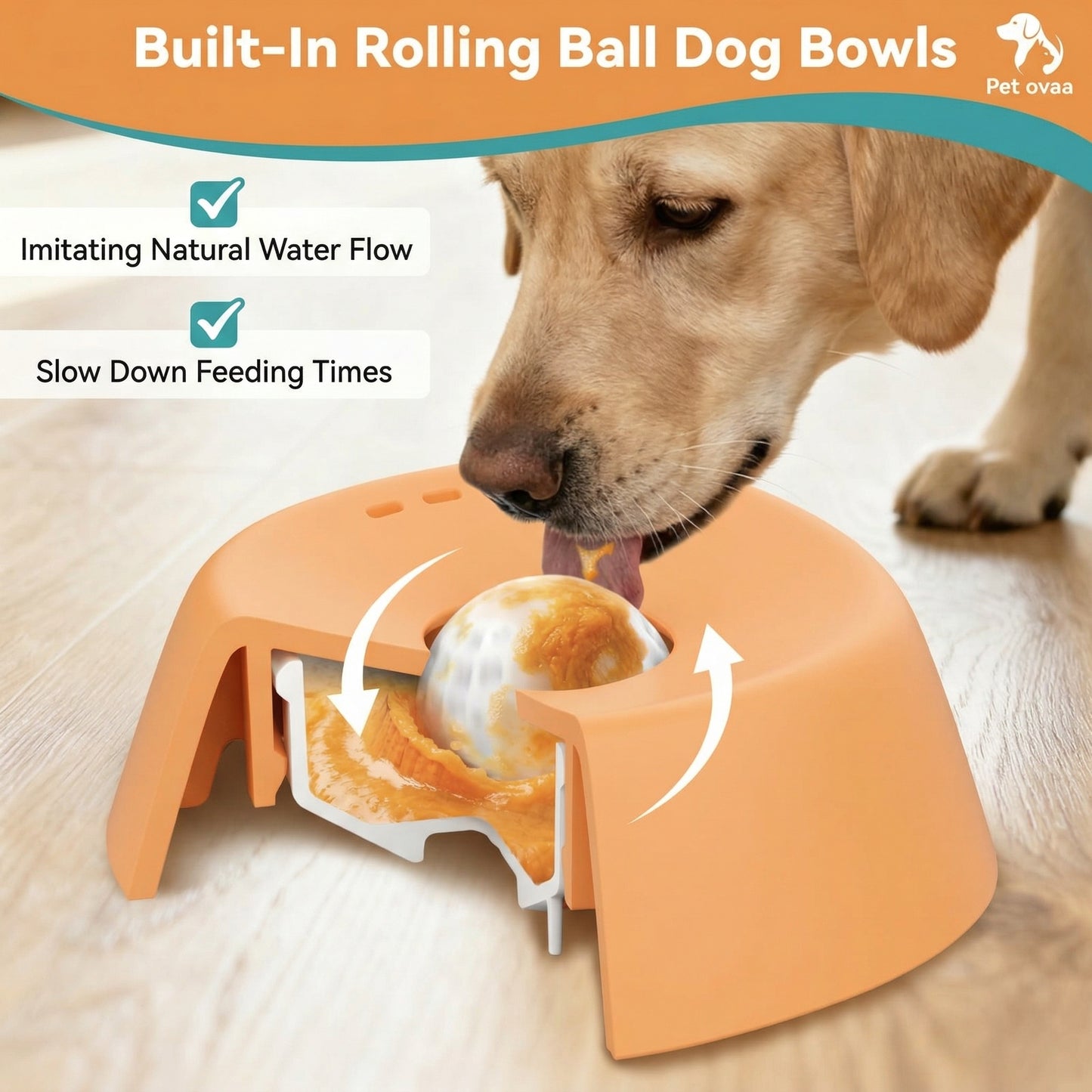 Petovaa™ Lick Mat, Yogurt Licking Plate Slow Feeder for Dogs & Cats