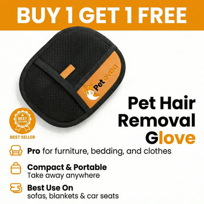 The Petovaa™ Pet Hair Removal Glove - BUY 1 GET 1 FREE