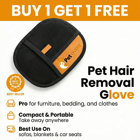 The Petovaa™ Pet Hair Removal Glove - BUY 1 GET 1 FREE